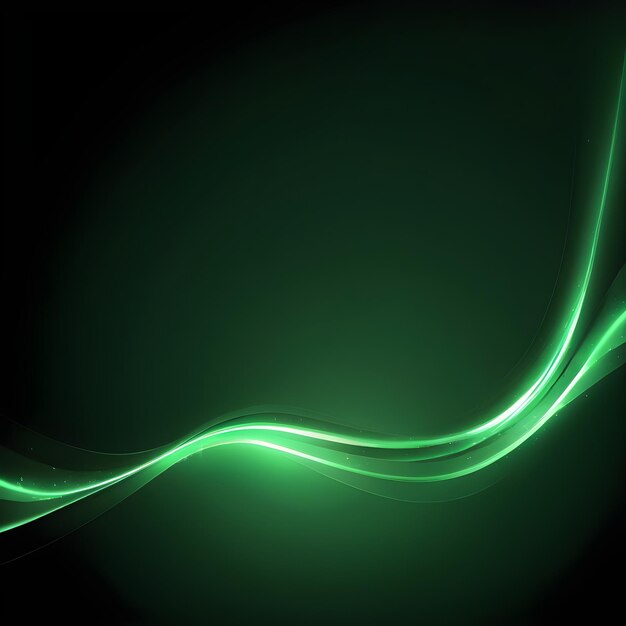 Abstract glowing green background