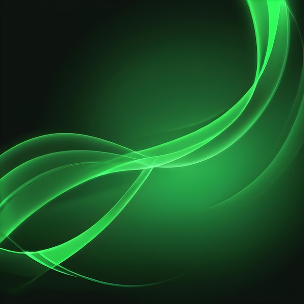 Abstract glowing green background