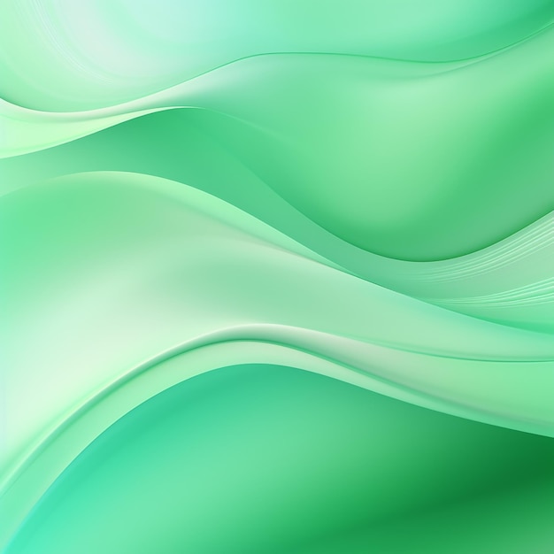 Abstract glowing green background