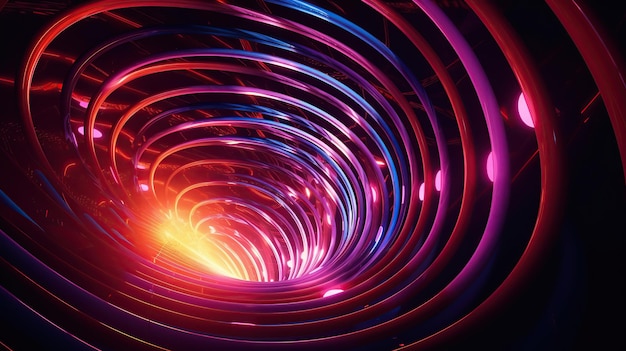 abstract glowing lines background