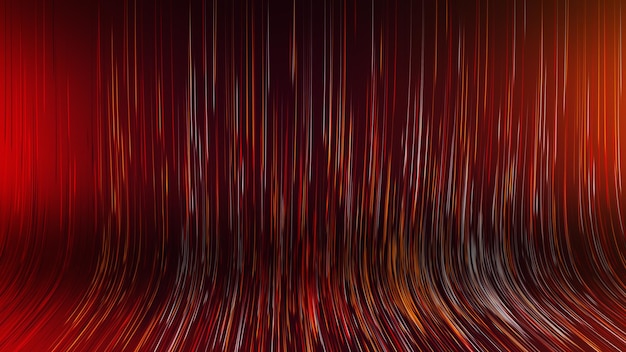 Abstract glowing red neon lines background