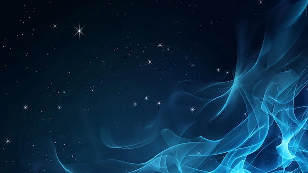 Abstract Glowing Stars and Smoke Overlay Ethereal Effect for Creative Projects