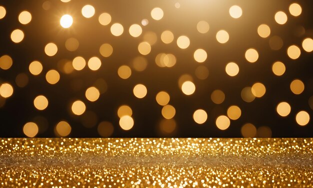 abstract gold background with blur bokeh light glitter glow magical moment luxury atmosphere