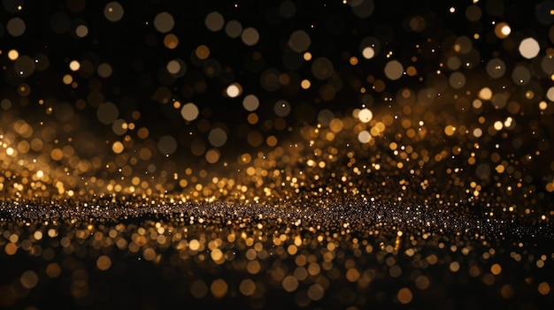 Abstract Gold Glitter Background