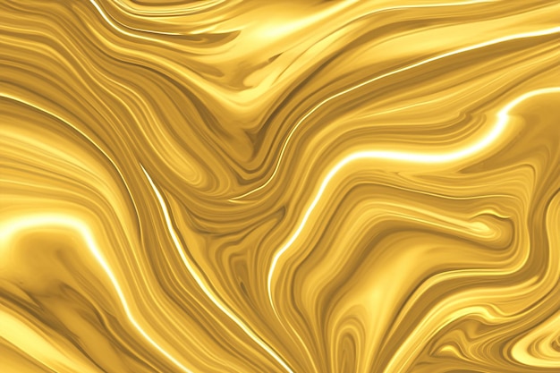 Photo abstract gold liquid marble background