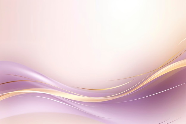 Abstract gold and purple wave background