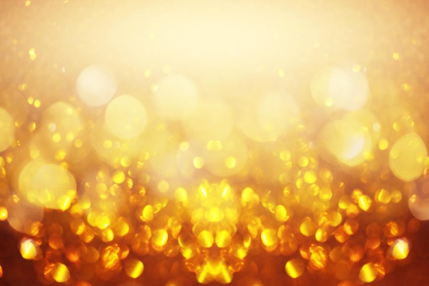 Abstract gold and white background with blur copy space for Celebrations christmas and festivals