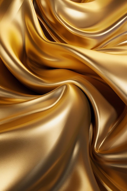 Abstract Golden Art Ai generative