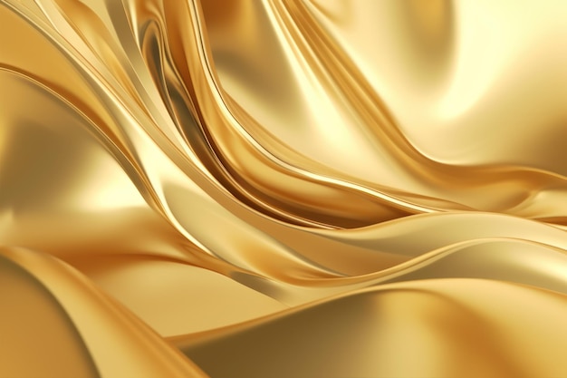 Abstract golden background Generate Ai