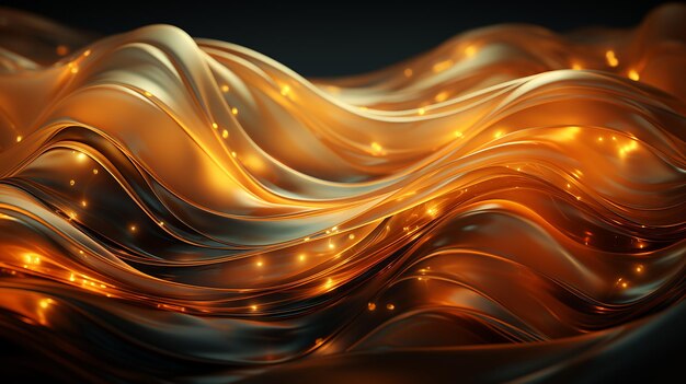 Abstract golden background made by AI generative photo