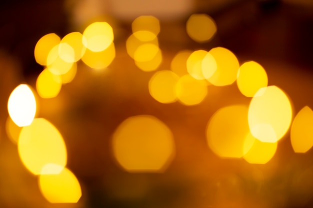 Abstract golden bokeh background. bright good luck concept.