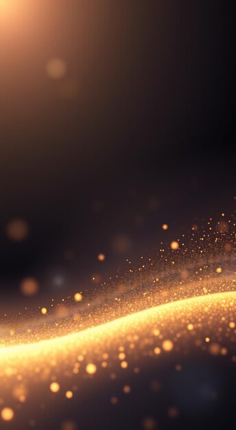 Abstract golden glitter background