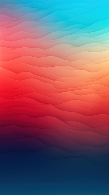 Photo abstract gradient background smooth seamless transition blend from warm red to cool blue