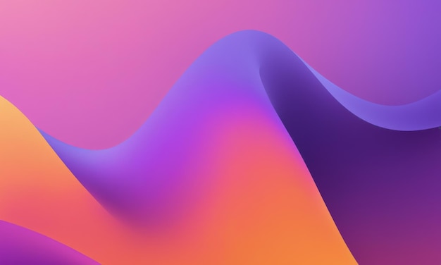 Abstract gradient background with flowing curves