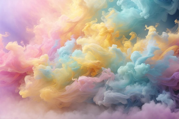 Abstract Gradient Background with Pastel Color and Smoke Texture Smoke Background Smoke Effects Background Smoke wallpapers Colorful Smoke Background Abstract Smoke Wallpapers AI Generative