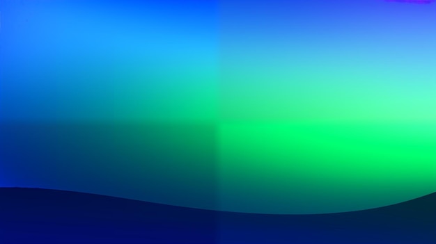 Photo abstract gradient of blue and green hues with smooth transitions