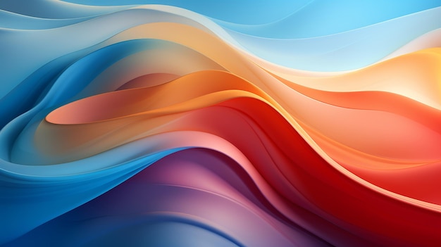 Abstract gradient colorful background generative ai