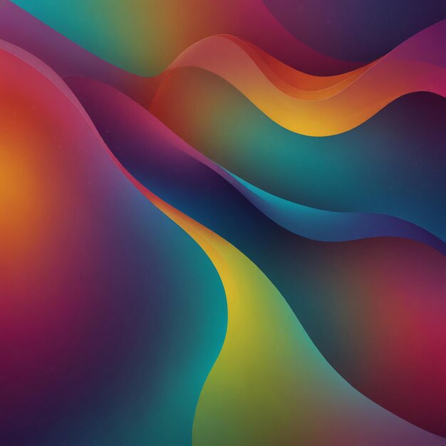 abstract gradient colors flowing background design