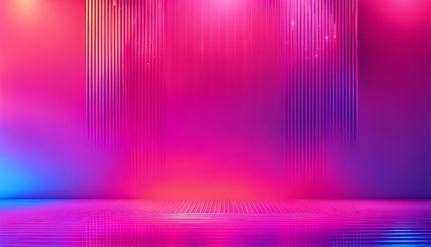 Abstract gradient neon lights