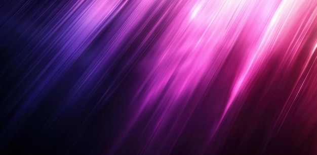 Photo abstract gradient of pink and purple light streaks on dark background generative ai