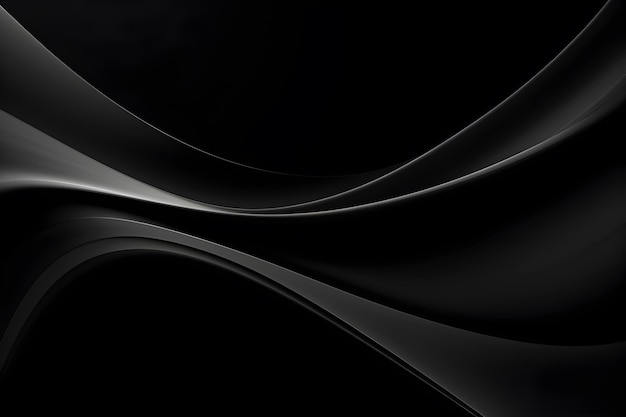 abstract graphic black wave background modern design AI generate