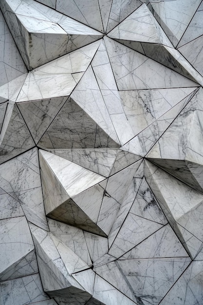 Photo abstract gray geometric shapes