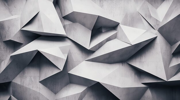 Abstract gray wall featuring unique geometric shapes and textures perfect for modern design and artistic backgrounds