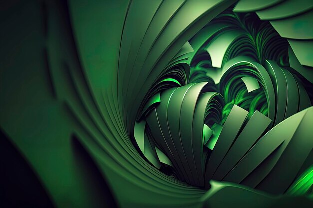 Abstract green background abstract wave background with green color