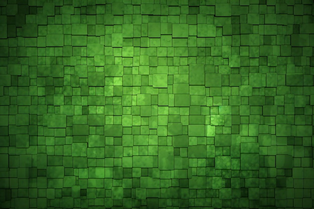 Abstract green background with some squares in it and some grunge effects