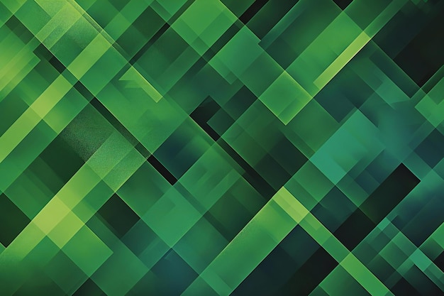 Abstract green background with squares