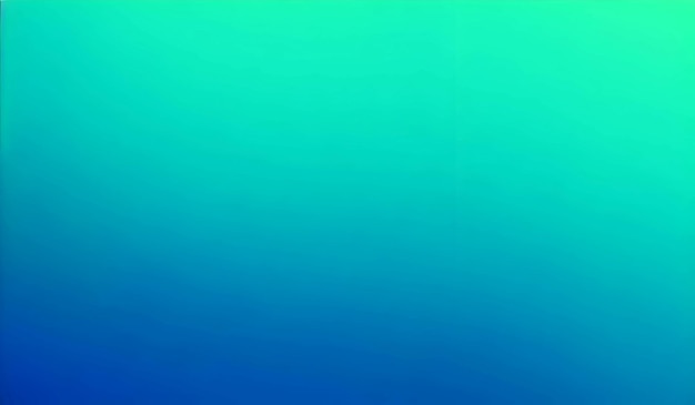 Abstract green and blue gradient background Smooth transitions of iridescent colors