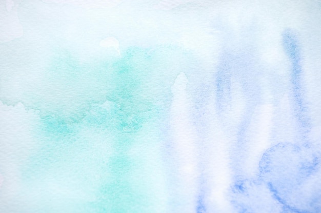 Abstract green and blue watercolor background texture