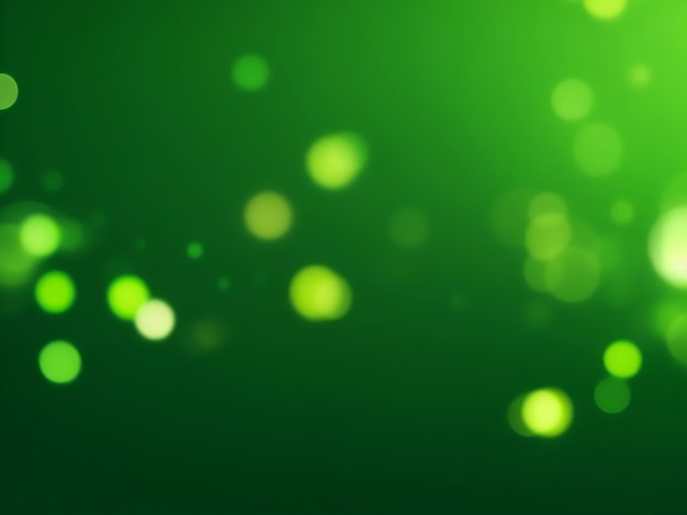 Abstract green bokeh blurred lights wallpaper Green Background