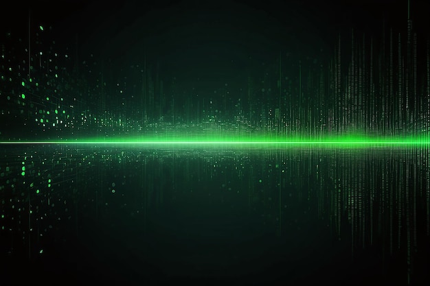 Abstract green data half tone plus background technology vector design stock illustration