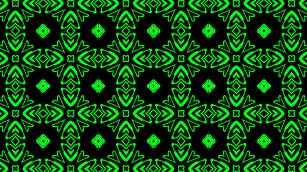 Abstract green geometric seamless pattern background Premium Photo