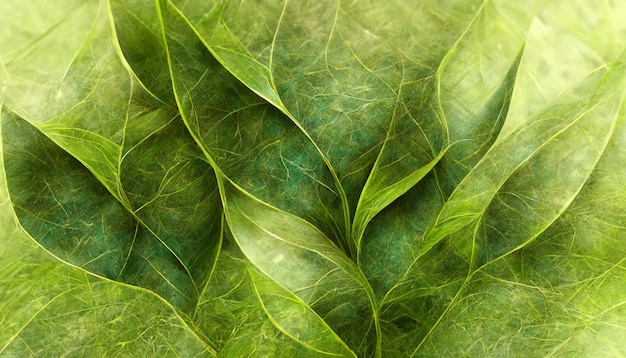 Abstract green leaf texture natural background