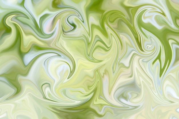 Abstract green liquid marble background with green texture for design.