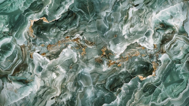 Abstract green marble texture background generative ai