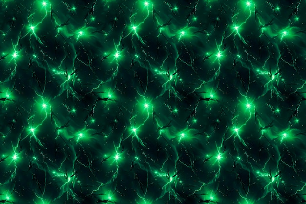 Photo abstract green rays seamless background