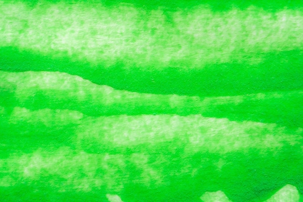 Abstract green watercolor background texture close up