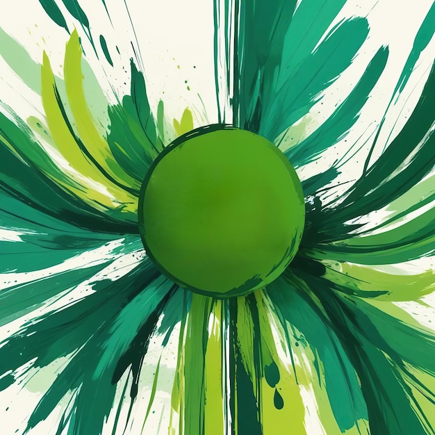 abstract green watercolor background