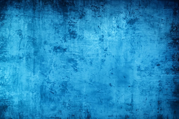 Photo abstract grunge decorative blue wall texture or pattern background