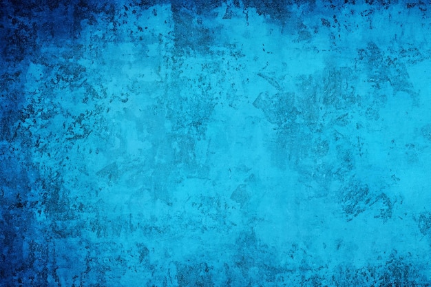 Photo abstract grunge decorative blue wall texture or pattern background