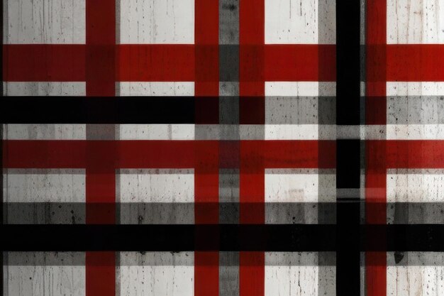 Abstract grunge pattern in red black and white colors