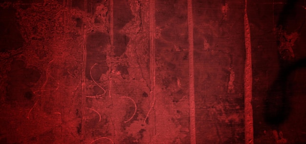 Abstract grunge red background texture scary dark red wall background walls full of scratches and stains