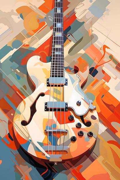 Abstract Guitar