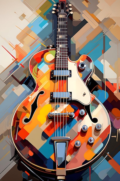 Abstract Guitar