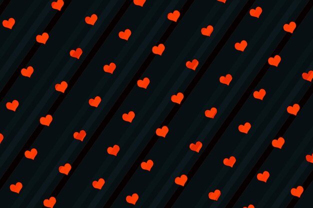 Abstract heart pattern template for fabric tile design background