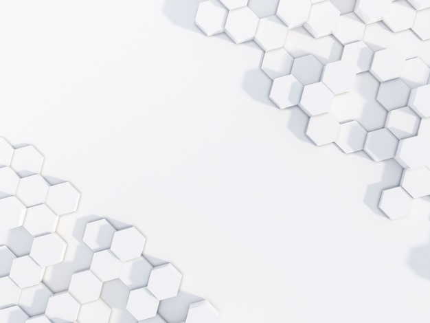 Abstract hexagon background