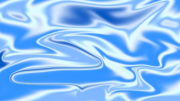 abstract holographic background with silky satin flow like texture in blue gradient color